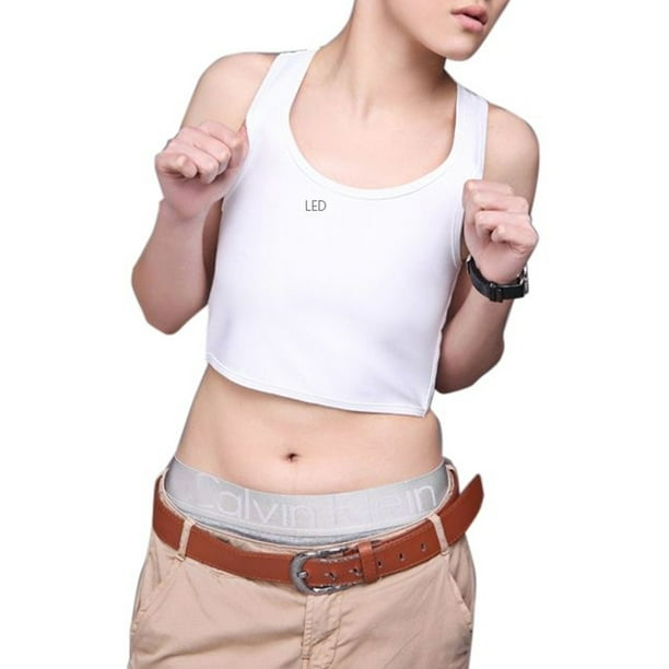Crop Vest Chest Binder Tank Tops Vest Breast FTM Tomboy Lesbian Undershirt